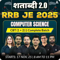 शताब्दी 2.0 - RRB JE 2025 Computer Science (CBT-1&2) Complete Batch | Online Live Classes by Adda 247