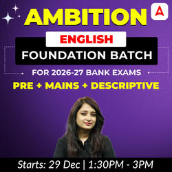 Ambition | English Foundation Batch for 2026-27 Bank Exams | Pre + Mains | Online Live Classes by Adda 247