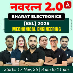 नवरत्न 2.0 – Bharat Electronics (BEL) 2025 | Mechanical Complete Batch | Live + Recorded + Practice + Doubt Classes By Adda 247