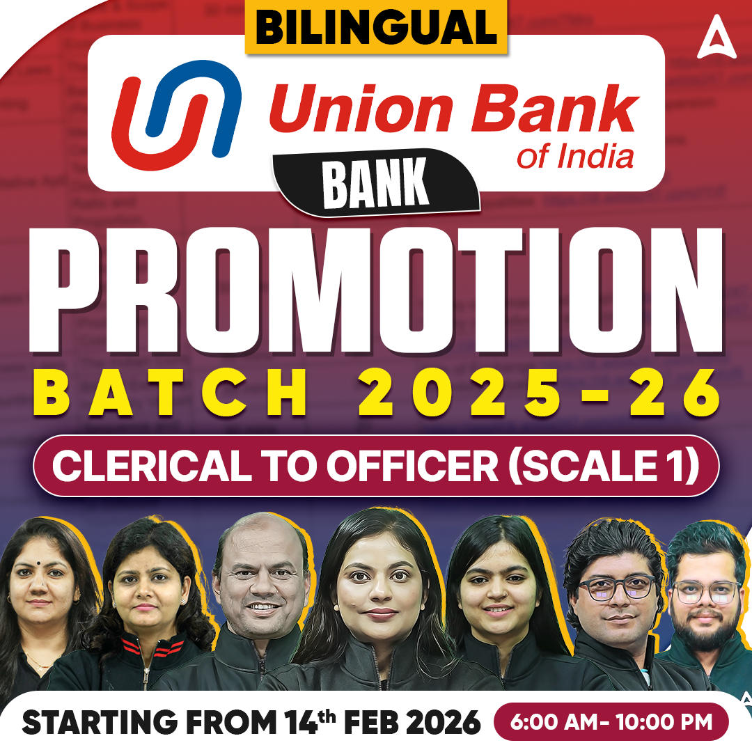 BANK PROMOTION BATCH 2025-26 | UNION BANK OF INDIA| CLERICAL TO OFFICER (SCALE 1) | Bilingual | Online Live + Recorded Classes by Adda 247