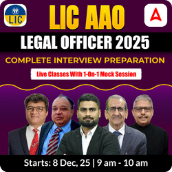 LIC AAO Legal Officer| Complete Interview Preparation | Live Classes With 1-on-1 Mock Session | Online Live Classes by Adda 247