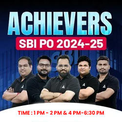 Achievers Batch for SBI PO 2024-25 Exam (P2I), Online Live Classes