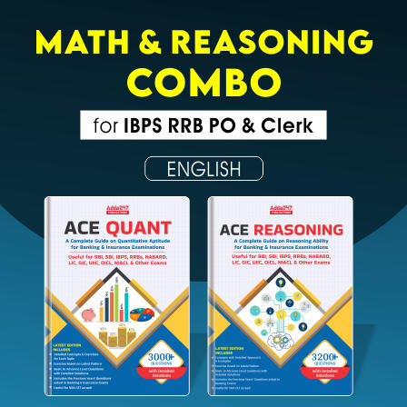 Maths & Reasoning Combo for IBPS RRB PO & Clerk 2026 (English Printed Edition) By Adda247