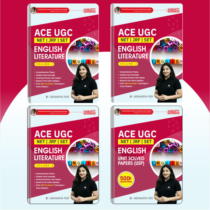 UGC NET Paper II-English Language Complete Books Kit(Printed Edition) By Adda247