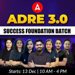ADRE 3.0 – Success Foundation Batch Smart Study | Strong Concepts | Exam-Oriented Approach | Online Live Classes by Adda 247