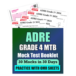 Assam ADRE Grade 4 Mock Test Booklet | 1900+ Questions (English Printed Edition) By Adda247