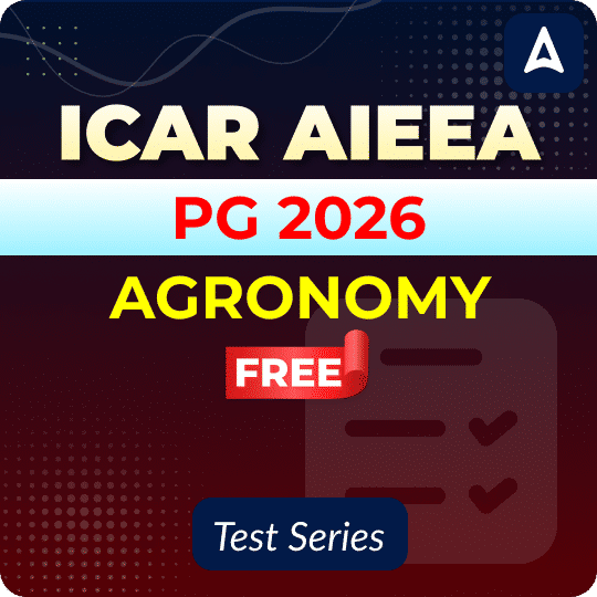 ICAR AIEEA PG 2026 AGRONOMY Free Mock Test Series