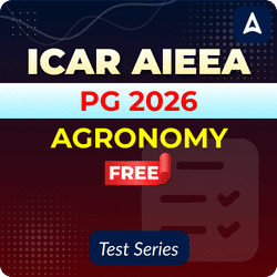 ICAR AIEEA PG 2026 AGRONOMY Free Mock Test Series