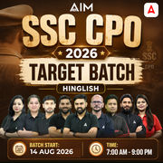 SSC CPO 2026 (AIM) - Target Batch with Test Series and Ebook | Hinglish | Online Live Classes By Adda247