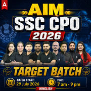 SSC CPO 2026 (AIM) - arget Batch with Test Series and Ebook | Hinglish | Online Live Classes By Adda247