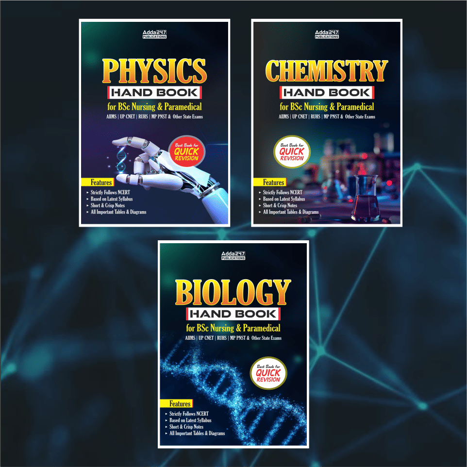Combo of 3 Hand Books Physics, Chemistry and Biology(English Printed Edition) By Adda247