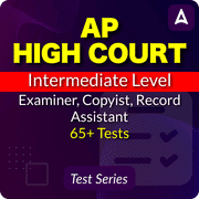 AP High Court Intermediate Level (Examiner, Copyist, Record Assistant) Mock Test 2026