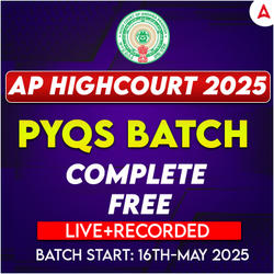 AP HighCourt 2025-26 | Free PYQs Batch | Online Live Classes by Adda 247