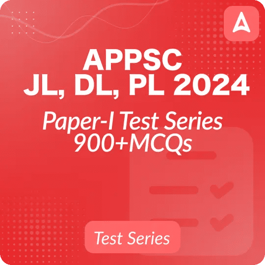 APPSC JL, DL & Polytechnic Lecturer GS & Mental Ability (Paper I) | Online Test Series (Telugu & English) By Adda247 Telugu