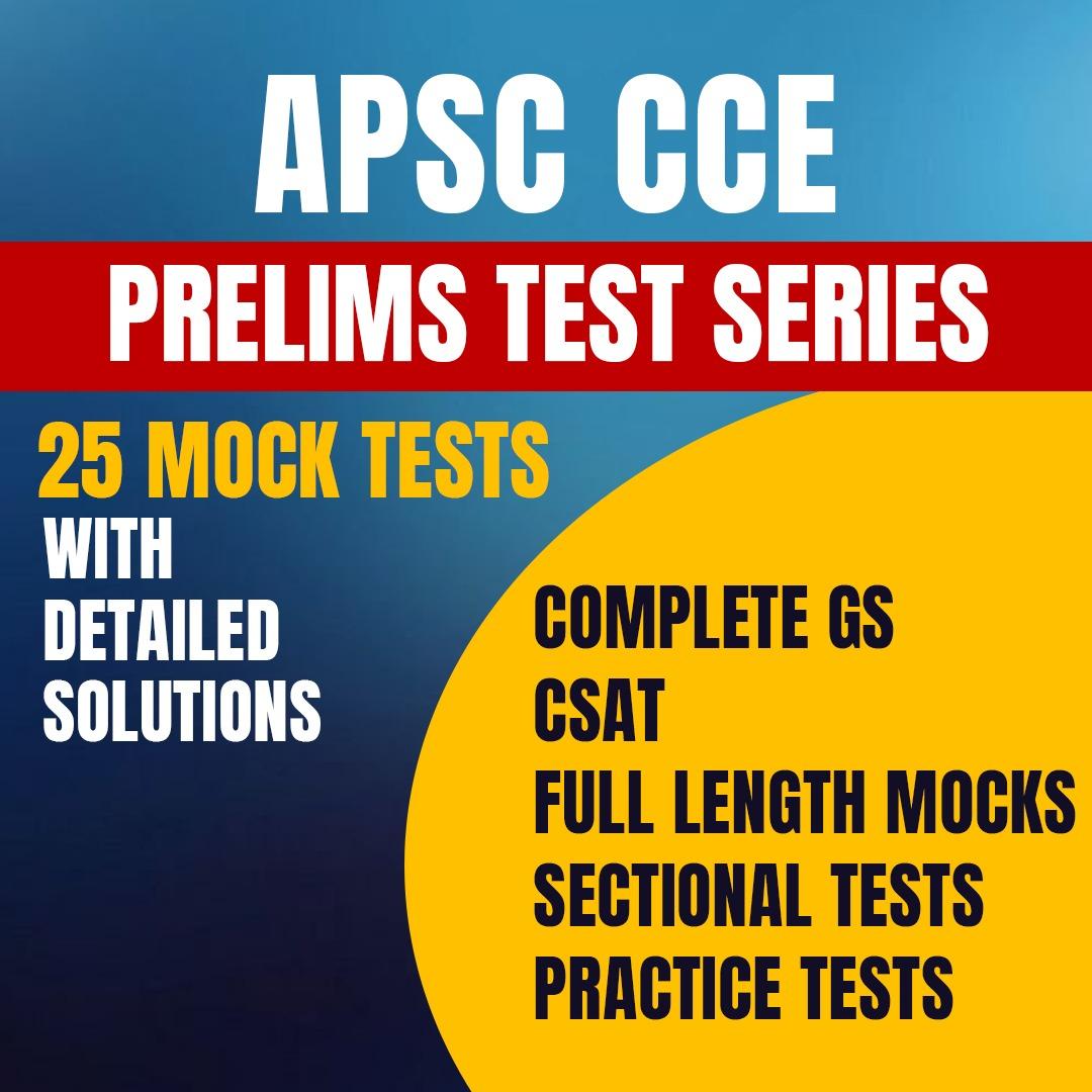 APSC CCE Mock test Series 2025