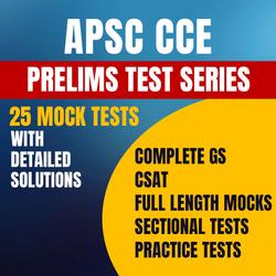 APSC CCE Mock test Series 2025