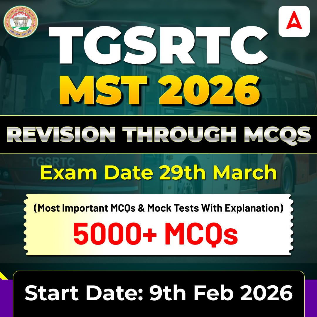 TGSRTC MST 2026 Batch | Revision Through MCQs | Online Live Classes by Adda247