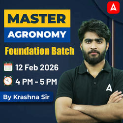 Master Agronomy Foundation Batch by Krashna Sir | Hinglish | Online Live Classes from Adda247