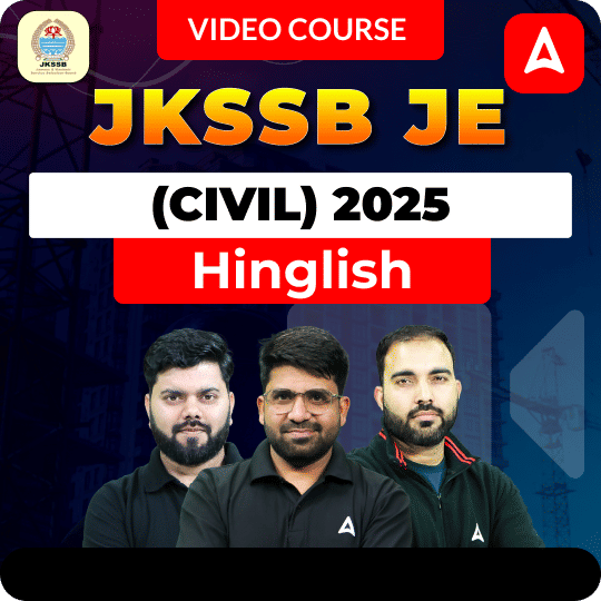 JKSSB JE (Civil) 2025 | Hinglish | Video Course by Adda247