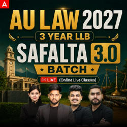 AU LAW 2027 (3 Year LLB) SAFALTA 3.0 Batch (LIVE + RECORDED) BATCH | Online Classes By Adda247