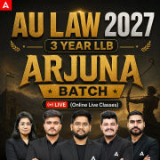 AU LAW 2027 (3 Year LLB) Arjuna Batch BATCH | Online Live Classes By Adda247