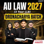 AU LAW 2027 (3 Year LLB) DRONACHARYA BATCH BATCH | Online Live Classes By Adda247
