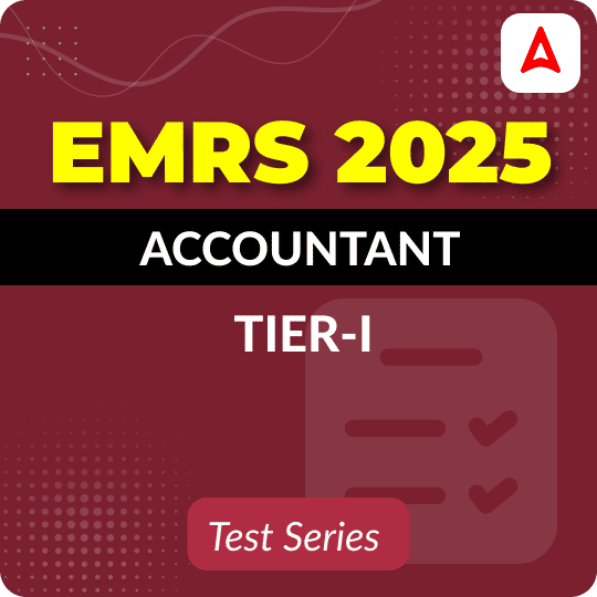EMRS Accountant (Tier-I) 2025 Mock Test
