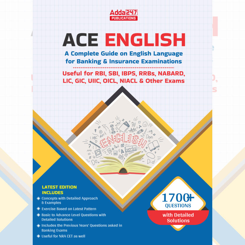 Ace English Language For Banking and Insurance (Third Edition Printed Book) By ADDA247