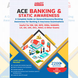 Ace Banking and Static Awareness Book (Latest English Printed Edition) By Adda247