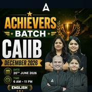 Achievers Batch l CAIIB December 2026 | Online Live Classes by Adda 247