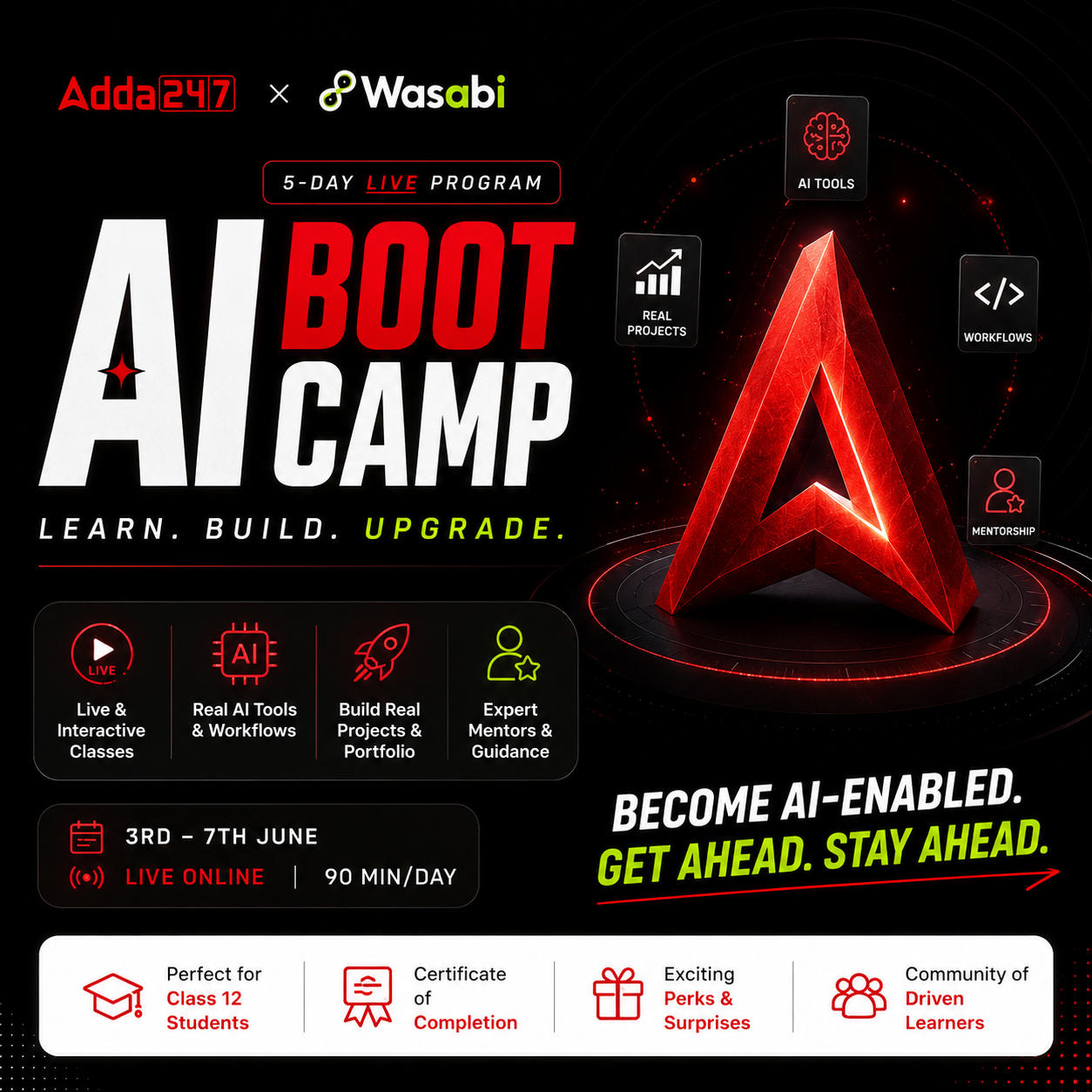 Adda AI Bootcamp (in partnership with Wasabi) / Certification Program