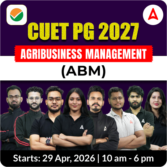 CUET PG 2027 AgriBusiness Management (ABM) Complete Batch | Hinglish | Online Live by Adda247