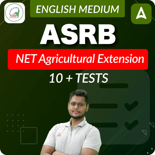 ASRB NET Agricultural Extension, Online Test Series by Adda247