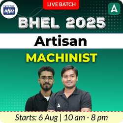 Prahar 1.0 - BHEL Artisan 2025 (Machinist) | Bilingual | Online Live Classes by Adda 247