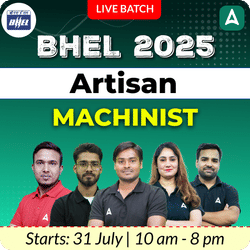Prahar 1.0 - BHEL Artisan 2025 (Machinist) | Bilingual | Online Live Classes by Adda 247