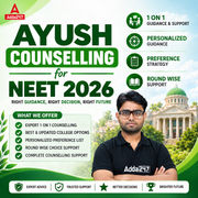 NEET 2026 AYUSH Counselling Batch