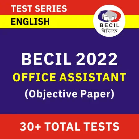 BECIL Office Assistant Mock Test 2022