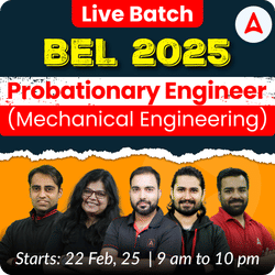 Target 2.0  BEL 2025 - Probationary Engineer (Mechanical Engineering)  Hinglish | Online Live Classes by Adda 247