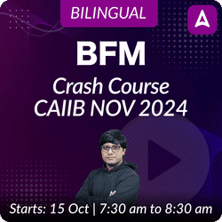 CRASH COURSE BATCH | CAIIB NOV 2024 | BFM | Bilingual | Online Live Classes by Adda 247