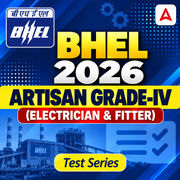 BHEL Artisan Grade-IV electrician & Fitter 2026 Mock Test