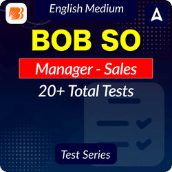 BOB SO Manager - Sales Mock Test Series