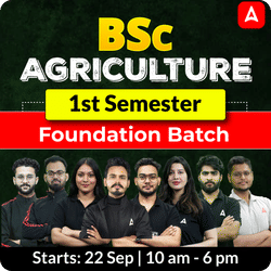 BSc Agriculture 1st Semester Foundation Batch | Online Live Classes by Adda 247