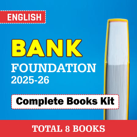 Bank Foundation 2025-26 Complete Books Kit (English Medium) By Adda247