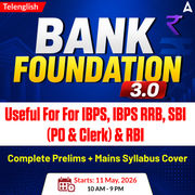 Bank Foundation 3.O Batch (2026-27) | for IBPS, IBPS RRB, SBI (PO & Clerk) & RBI | Online Classes By Adda247