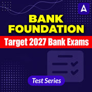 Bank Foundation 2027 Mock Test Series