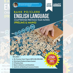 Bank PO/Clerk English Language Chapterwise Previous Year Papers(English Printed Edition) By Adda247