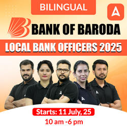 BANK OF BARODA 2025 - LOCAL BANK OFFICERS | Online Live Doubt Class + Recorded Classes by Adda 247