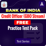 BOI Credit Officer (GBO Stream) Free Practice Test Pack