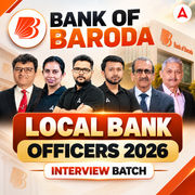 BANK OF BARODA - LOCAL BANK OFFICERS 2026 INTERVIEW BATCH | Online Live Classes by Adda 247