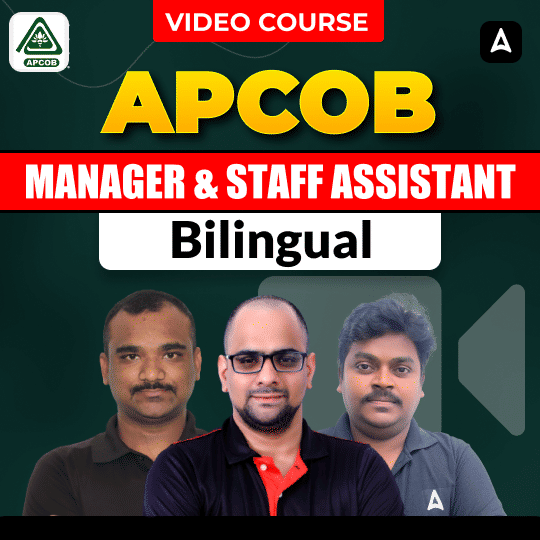 APCOB MANAGER & STAFF ASSISTANT | Video Course by Adda247